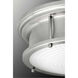 Seychelles LED 12.75 inch Brushed Nickel Flush Mount Ceiling Light