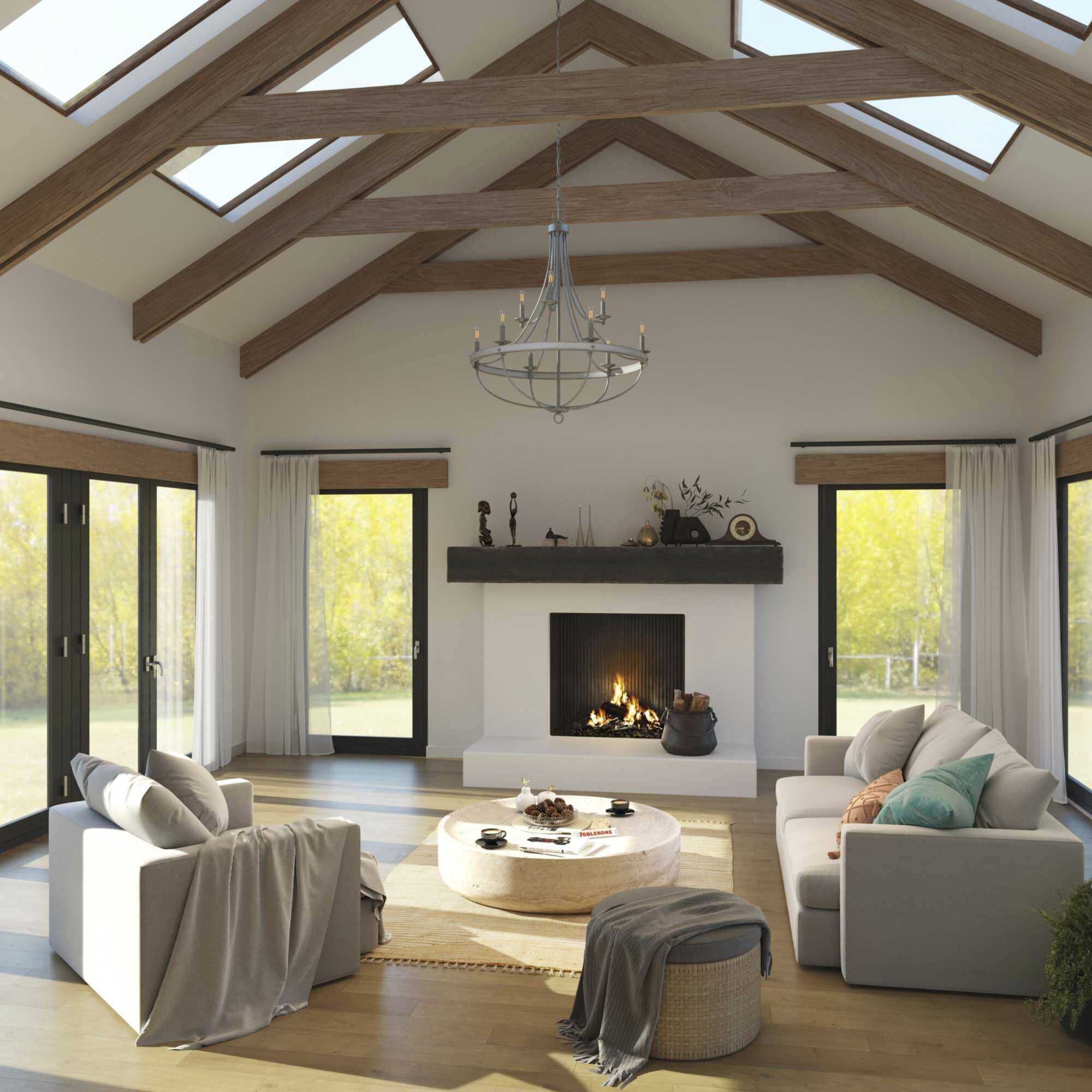 Camps Bay 9 Light 35.25 inch Galvanized Chandelier Ceiling Light