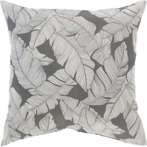 Aquinnah 20 X 20 inch Medium Gray/White Pillow Cover