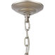 Beagle Channel 1 Light 11 inch Aged Silver Mini Pendant Ceiling Light