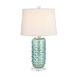 Caribbean 25 inch 100 watt Green Table Lamp Portable Light