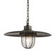 Kailua 1 Light 22 inch Aged Silver Pendant Ceiling Light