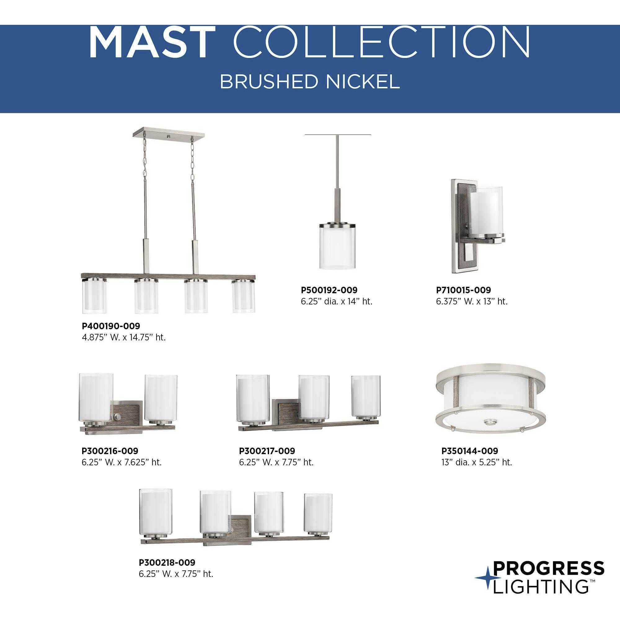 Beaches 2 Light 14 inch Brushed Nickel Bath Vanity Wall Light