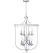 Camps Bay 8 Light 21 inch Galvanized Foyer Pendant Ceiling Light