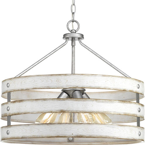 Camps Bay 4 Light 22 inch Galvanized Pendant Ceiling Light