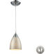 Belle Mare 1 Light 6 inch Polished Chrome Mini Pendant Ceiling Light