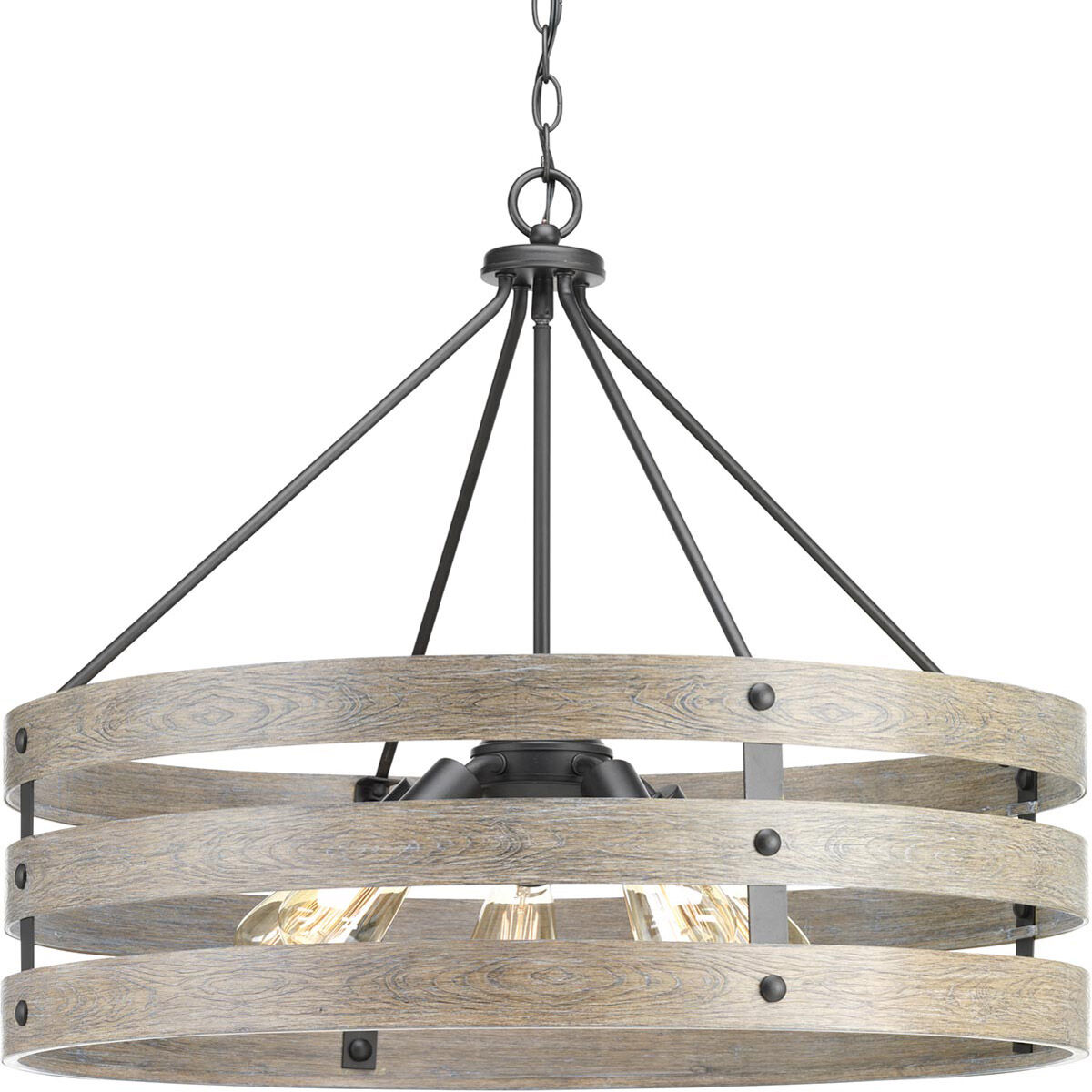 Camps Bay 5 Light 27.75 inch Graphite Pendant Ceiling Light