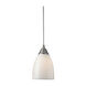 Key West 1 Light 5 inch Satin Nickel Mini Pendant Ceiling Light
