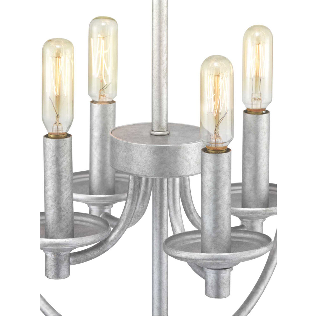Camps Bay 4 Light 17.13 inch Galvanized Foyer Pendant Ceiling Light