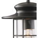Skiff 1 Light 12 inch Matte Black Outdoor Wall Sconce