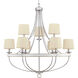 Camps Bay 9 Light 35.25 inch Galvanized Chandelier Ceiling Light