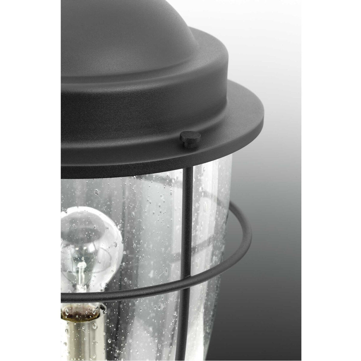 Flatts 1 Light 10.5 inch Textured Black Outdoor Hanging Lantern