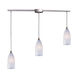Ogunquit 3 Light 36 inch Satin Nickel Mini Pendant Ceiling Light