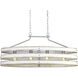 Camps Bay 4 Light 39 inch Galvanized Linear Chandelier Ceiling Light