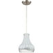 Karon 1 Light 8 inch Satin Nickel Mini Pendant Ceiling Light