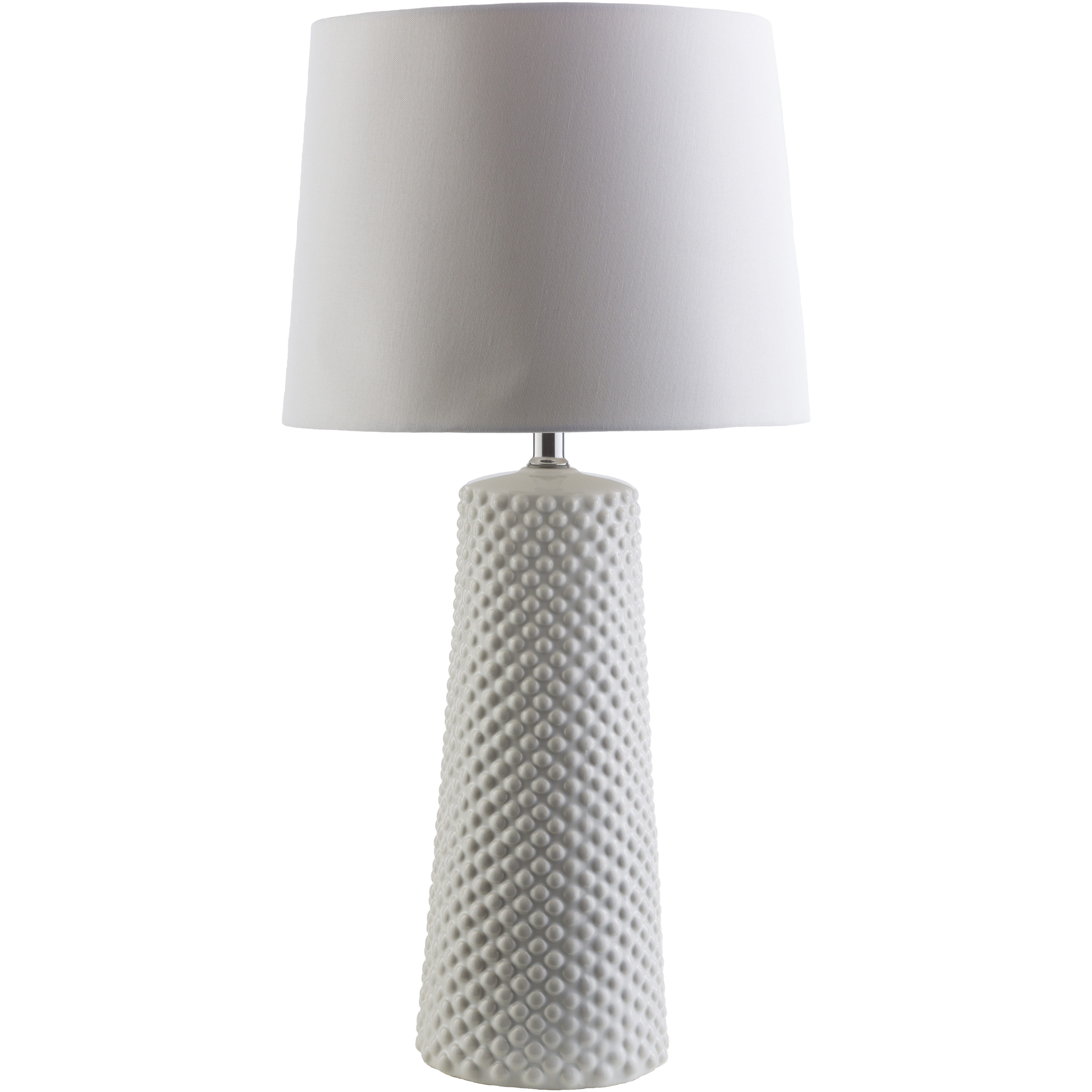 Maine 29.25 inch 100 watt White Table Lamp Portable Light