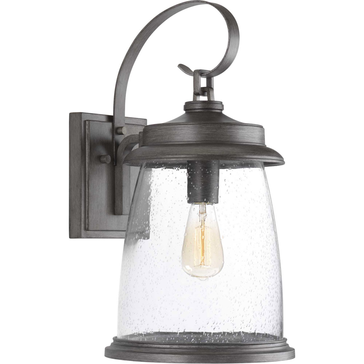 Queenscliff 1 Light 21 inch Antique Pewter Outdoor Wall Lantern, Large