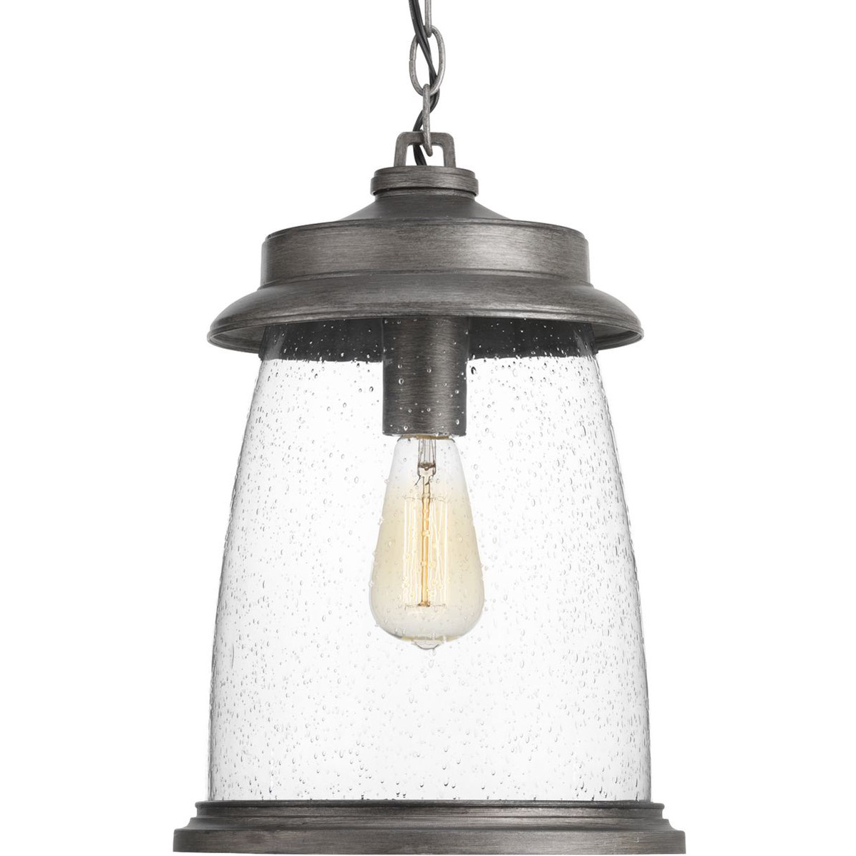 Queenscliff 1 Light 10.88 inch Antique Pewter Outdoor Hanging Lantern