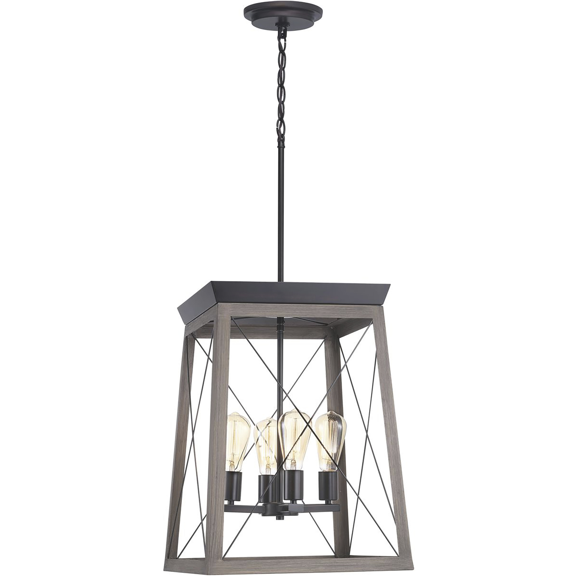 Belmont Bay 4 Light 15.5 inch Antique Bronze Foyer Pendant Ceiling Light