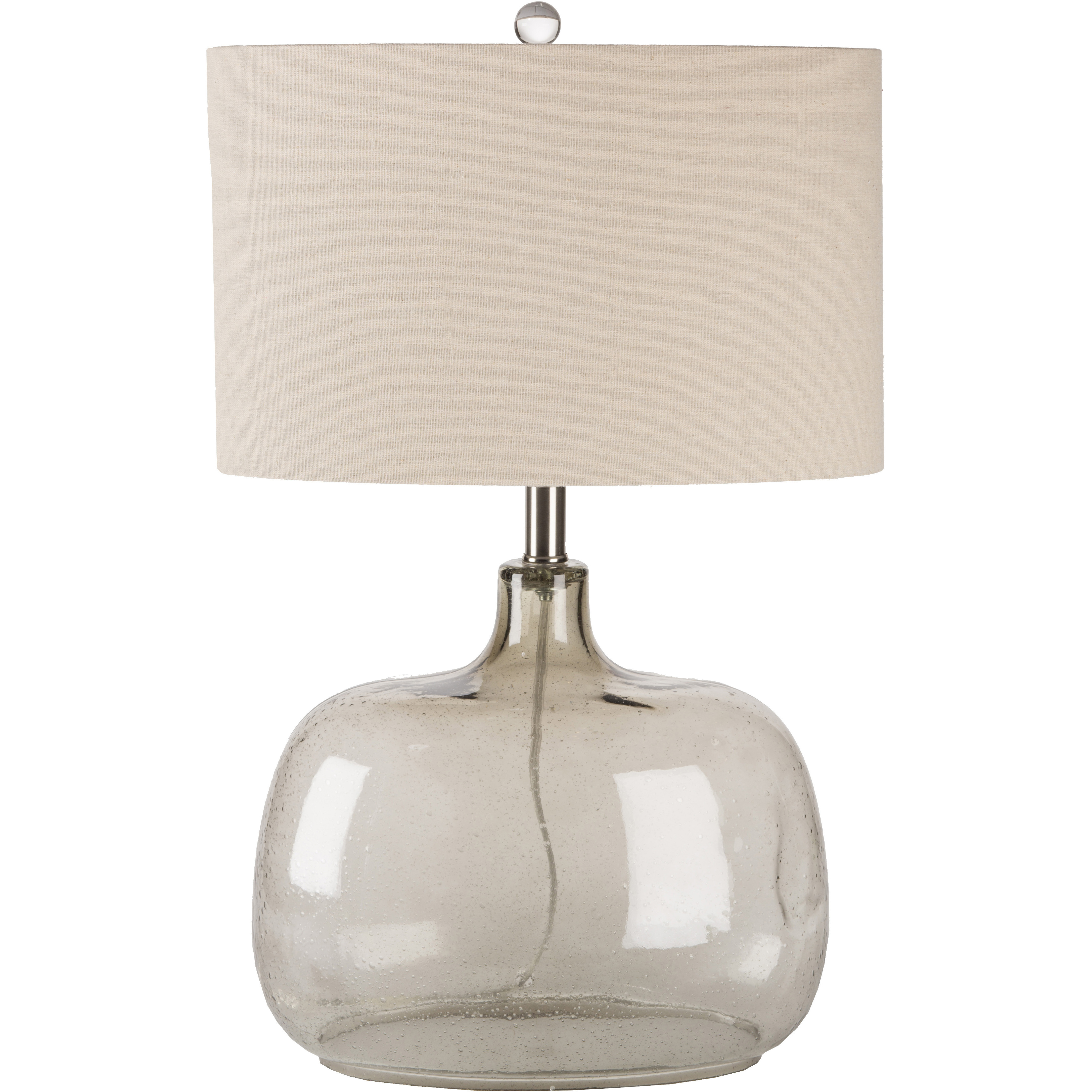 Chilean Sea 24.5 inch 100 watt Light Gray Table Lamp Portable Light