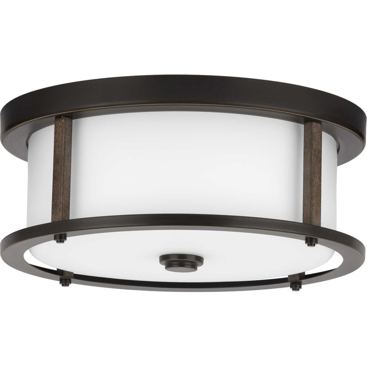 Beaches 2 Light 13 inch Antique Bronze Flush Mount Ceiling Light