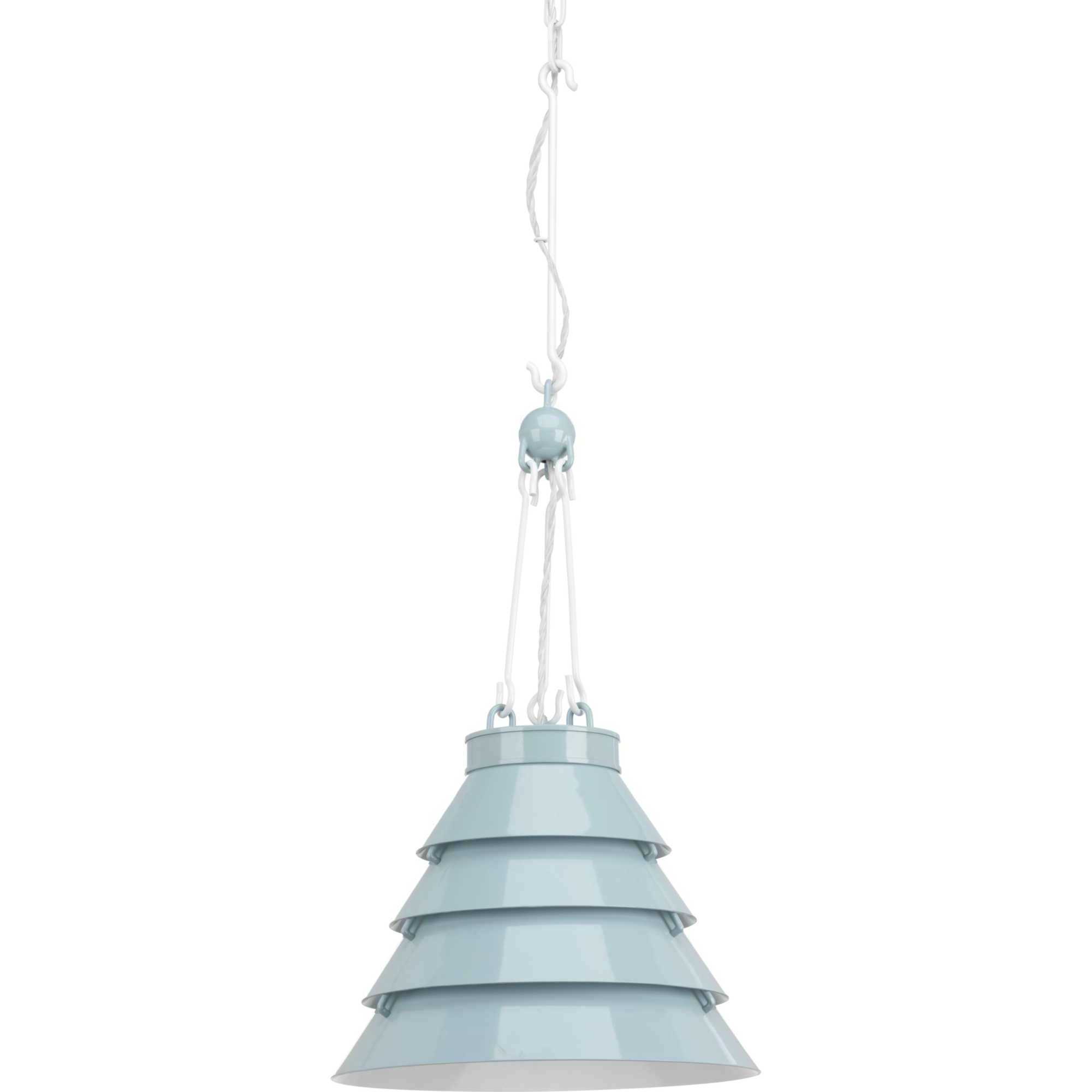 Blue Hill 1 Light 13.88 inch Matte Blue Enamel Pendant Ceiling Light, Design Series