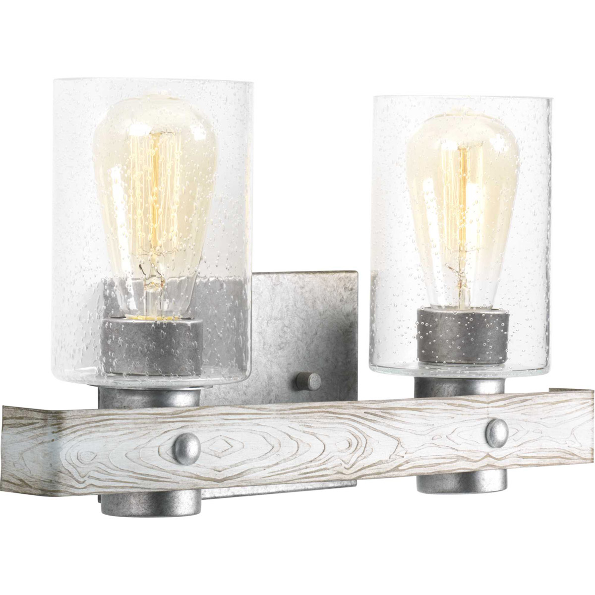 Camps Bay 2 Light 16 inch Galvanized Bath Vanity Wall Light