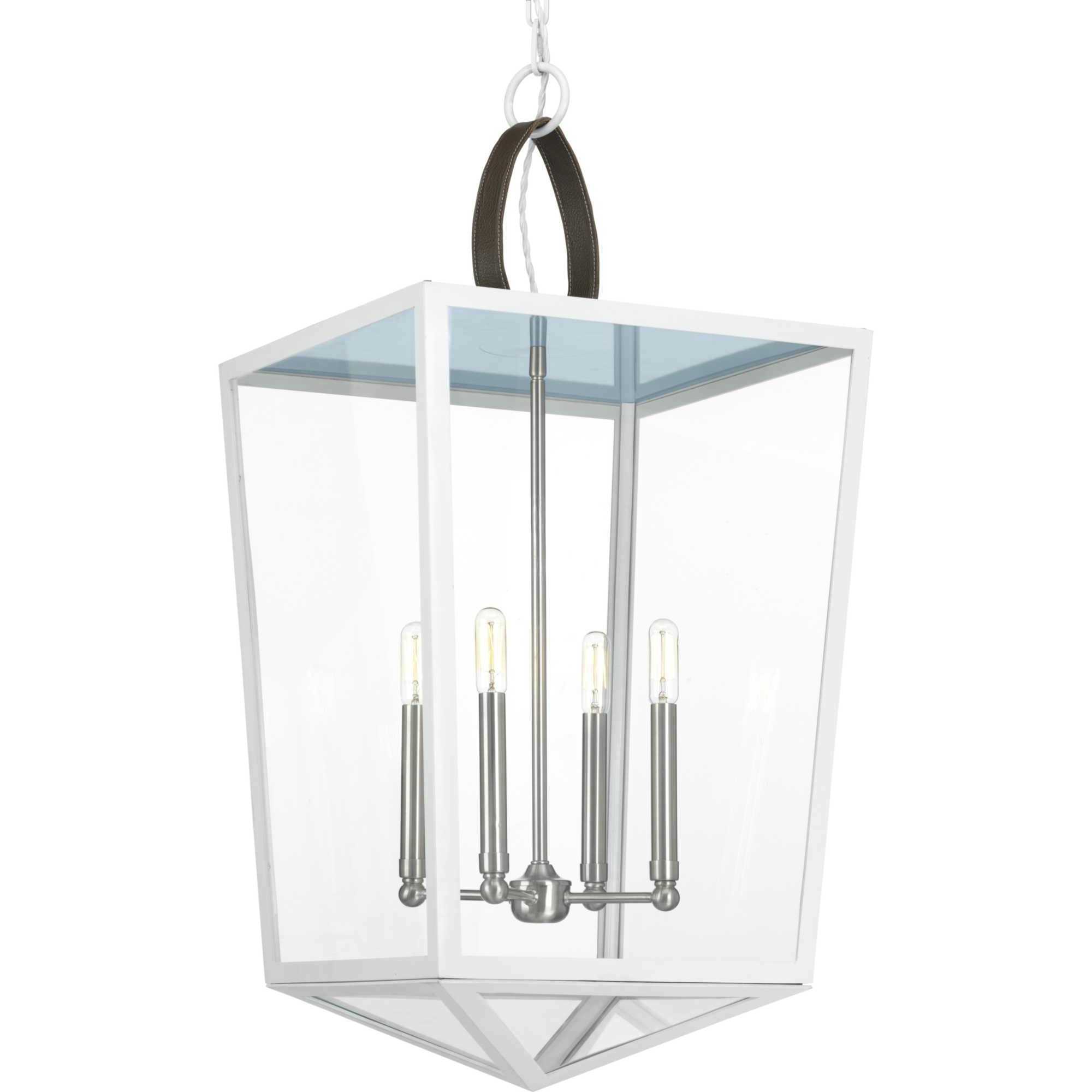 Oludeniz Beach 4 Light 16.25 inch White Foyer Pendant Ceiling Light, Design Series