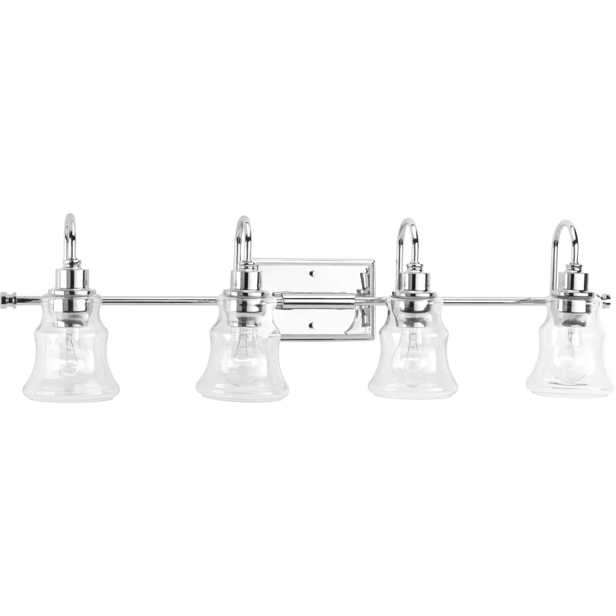 Maritime 4 Light 33 inch Polished Chrome Bath Vanity Wall Light